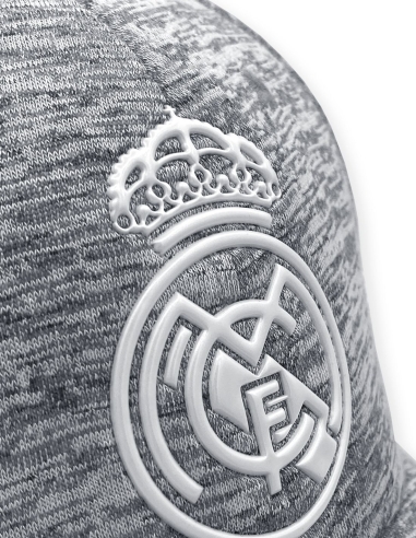 Gorra Real Madrid gris jaspeado