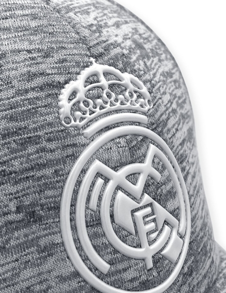 Gorra Real Madrid gris jaspeado