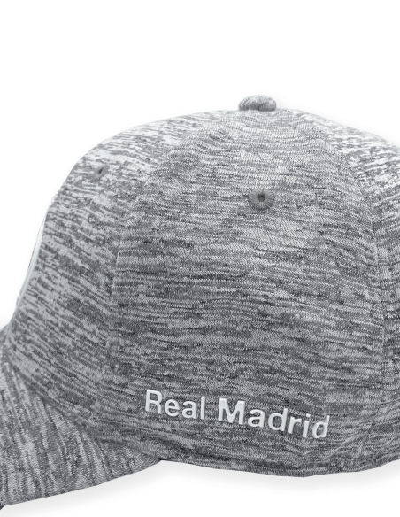 Gorra Real Madrid gris jaspeado