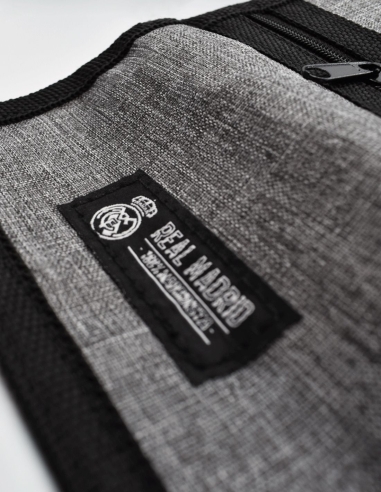 Cartera Real Madrid Gris