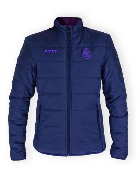Chaqueta Real Madrid acolchada Navy para Mujer