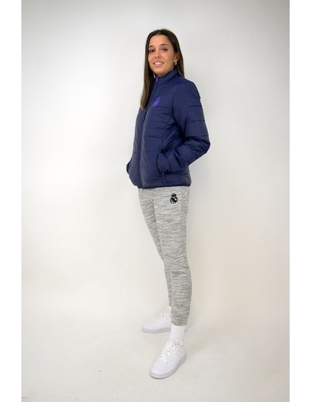 Chaqueta Real Madrid acolchada Navy para Mujer