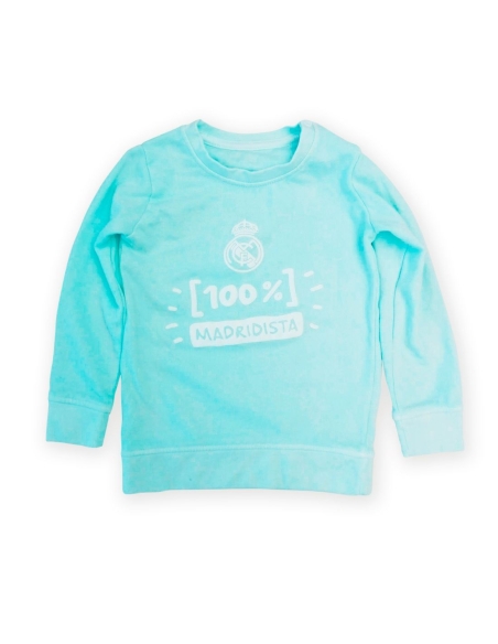 Sudadera azul de bebé Real Madrid