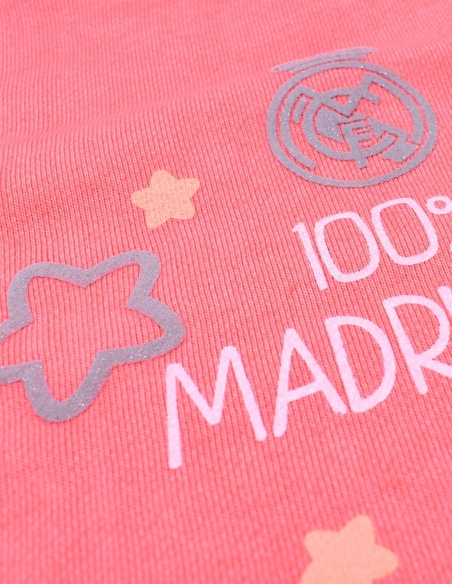 Sudadera rosa de bebé Real Madrid