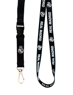 Lanyard Real Madrid Black 2