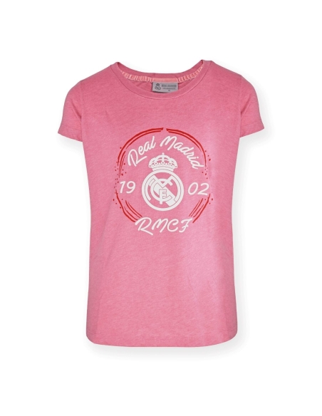 Camiseta Infantil Real Madrid Pink - Junior