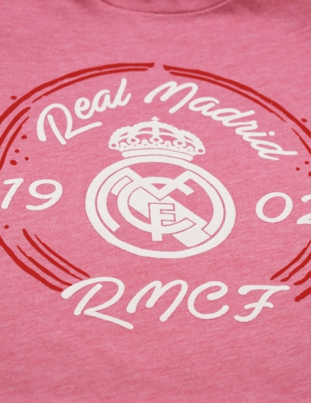 Camiseta Infantil Real Madrid Pink - Junior
