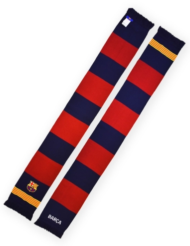 Bufanda doble cara Barça Stripes