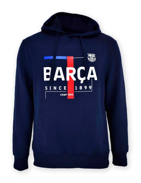 Sudadera Barça con capucha Since 1899 - Júnior