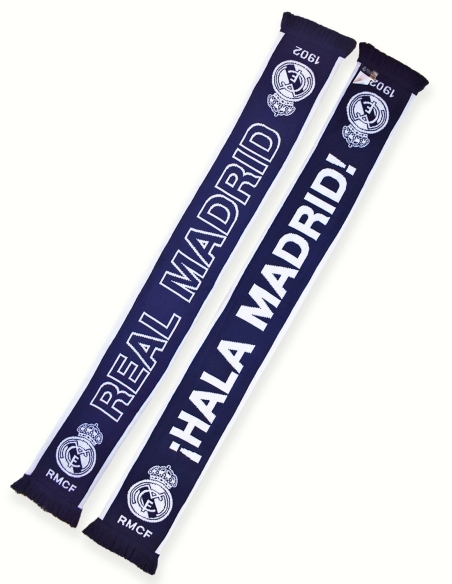 Bufanda Real Madrid doble cara Navy Hala Madrid