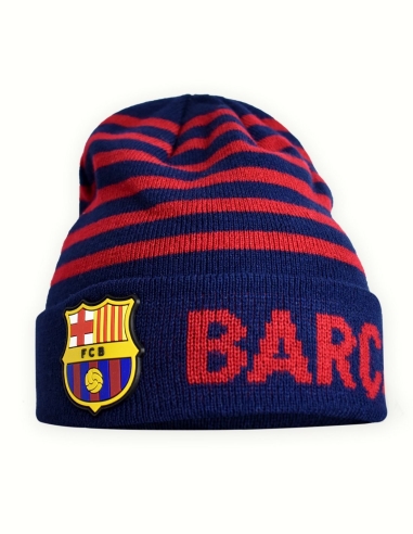 Gorro invierno Barça Stripes - Júnior