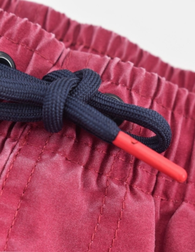 Bañador Barça stone wash Garnet