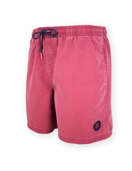 Bañador Barça stone wash Garnet