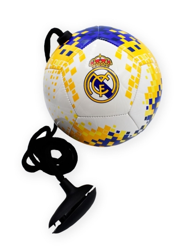 Balón Real Madrid pequeño con cuerda