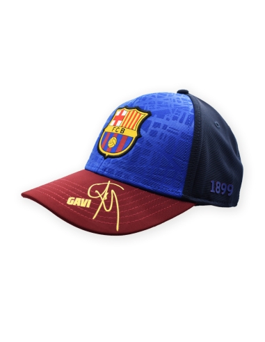 Gorra Gavi FC Barcelona Firmada - Júnior
