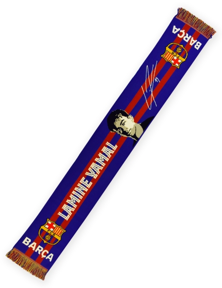 Bufanda Lamine Yamal FC Barcelona