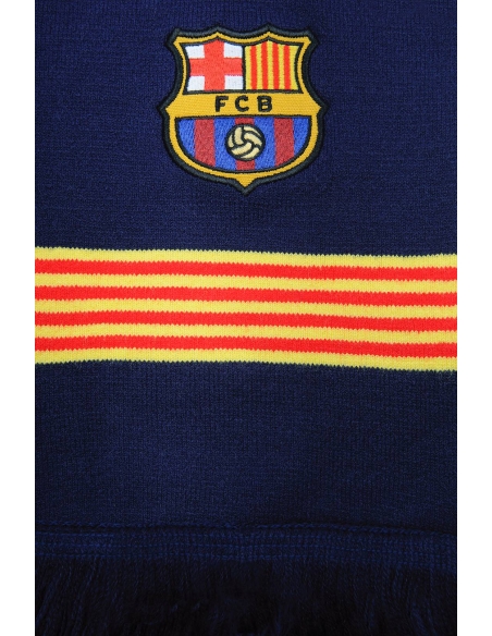 Bufanda doble cara Barça Stripes