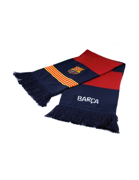 Bufanda doble cara Barça Stripes