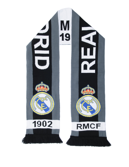 Bufanda doble cara bicolor Real Madrid