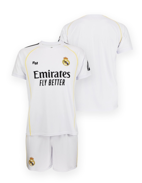 Pack Camiseta y Pantalón 2025/26 Real Madrid para Junior - Réplica Oficial