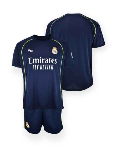 Conjunto Camiseta y Pantalón Real Madrid 2ª equipación 25/26 - Réplica Oficial