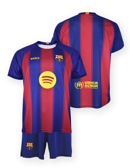 Pack Camiseta y Pantalón FC Barcelona Júnior 1a equipación 25/26 - Réplica Oficial