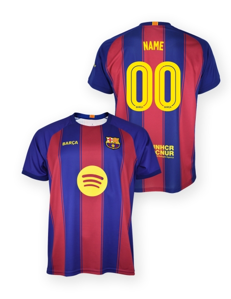 Personaliza tu Camiseta FC Barcelona 1a equipación 25/26 - Réplica Oficial para Júnior