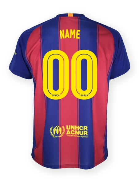 Personaliza tu Camiseta FC Barcelona Adulto 1a equipación 25-26 - Réplica Oficial