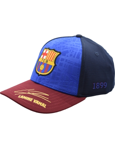 Gorra Lamine Yamal FC Barcelona Firmada