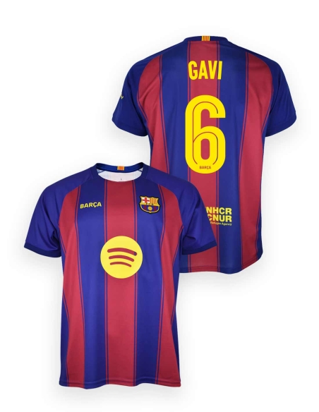 Camiseta Gavi FC Barcelona 2025-26 - Réplica Oficial