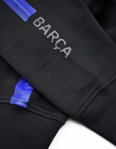 Sudadera Barça black - Júnior