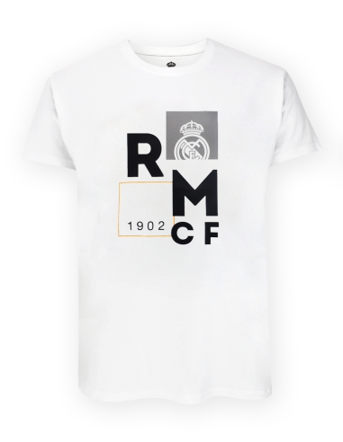 Camiseta Estampada Real Madrid Blanca