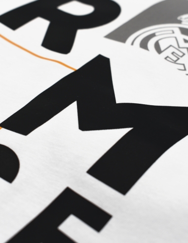 Camiseta Estampada Real Madrid Blanca