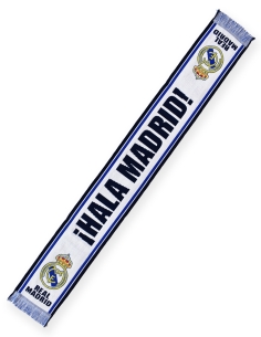 Bufanda Real Madrid Blanca...