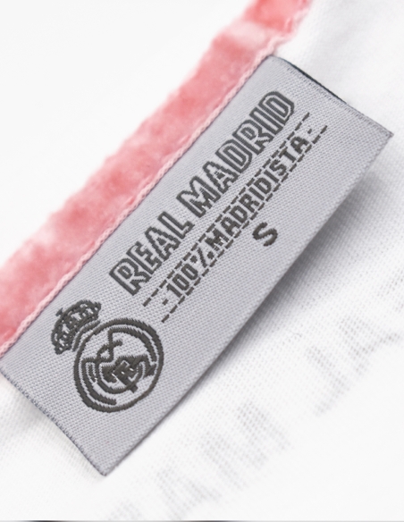 Camiseta Blanca Real Madrid 100% Madridista para Mujer