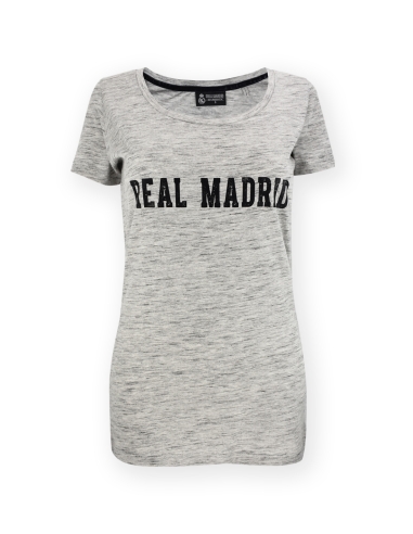 Camiseta Real Madrid Gris para Mujer