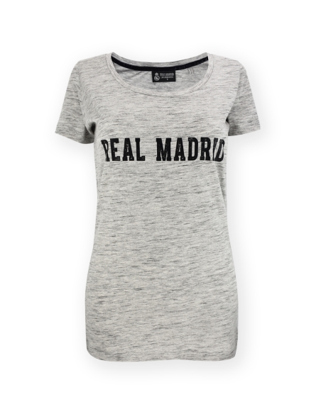 Camiseta Real Madrid Gris para Mujer