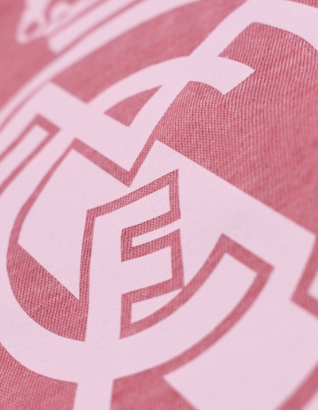 Camiseta Pink Real Madrid Escudo Blanco - Junior