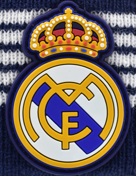 Gorro Real Madrid Franja Blanca