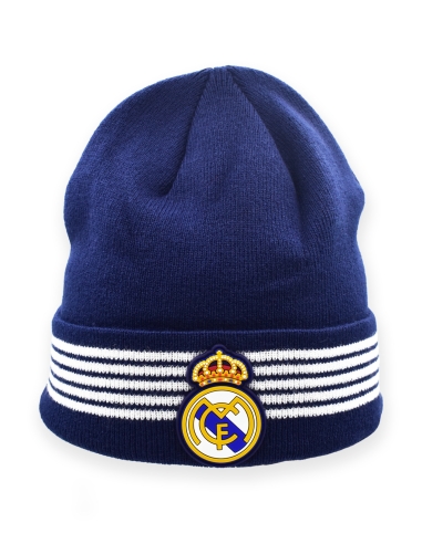 Gorro Real Madrid Franja Blanca