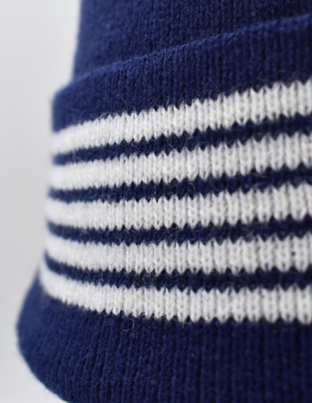 Gorro Real Madrid Franja Blanca - Junior