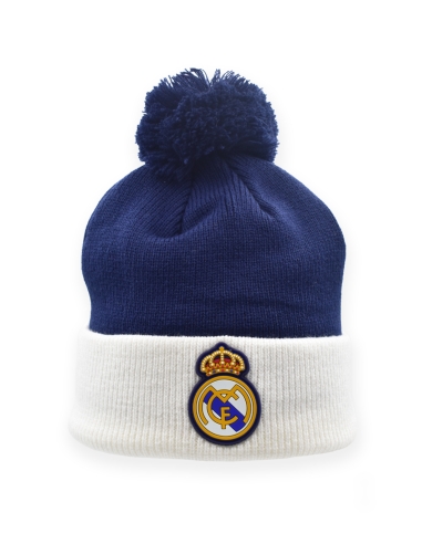 Gorro Real Madrid Bicolor con Borla -...