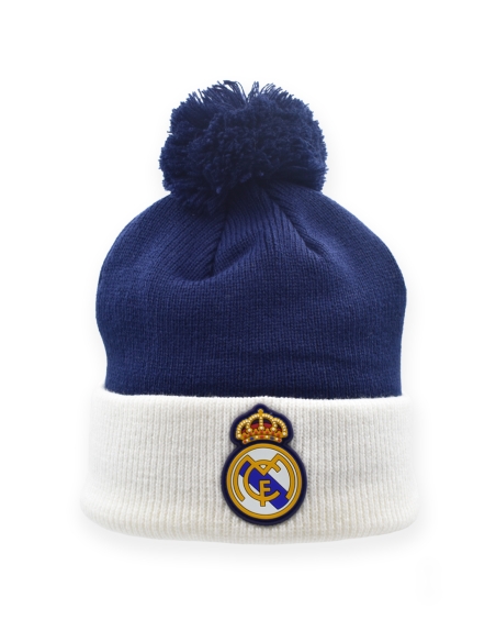 Gorro Real Madrid Bicolor con Borla - Junior