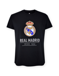 Camiseta negra Real Madrid...