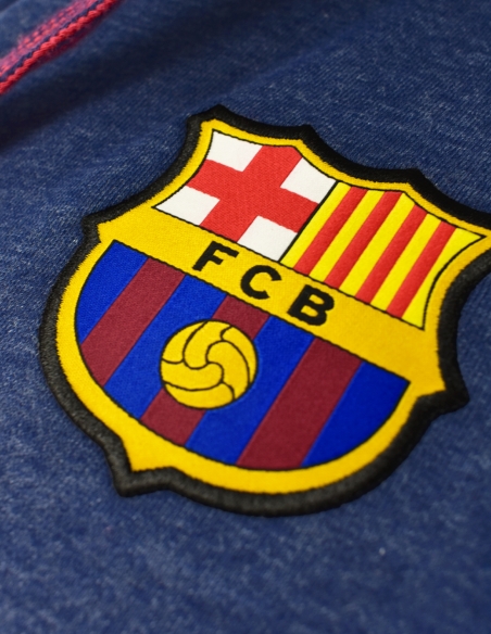 Sudadera Barça con capucha Navy