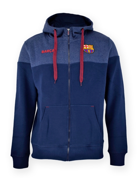Sudadera Barça con capucha Navy