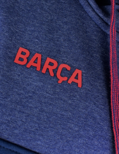 Sudadera Barça con capucha Navy