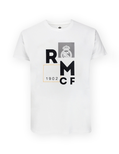 Camiseta Estampada Real Madrid Blanca...
