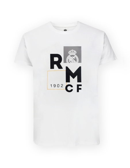 Camiseta Estampada Real Madrid Blanca - Junior