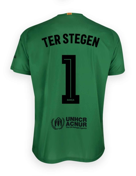 Camiseta Ter Stegen FC Barcelona 25/26 - Réplica Oficial para Adulto